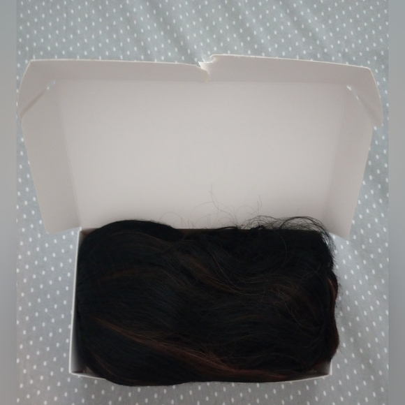 NWT Black and Brown Wavy Hair Wig 14" - Picture 13 of 14
